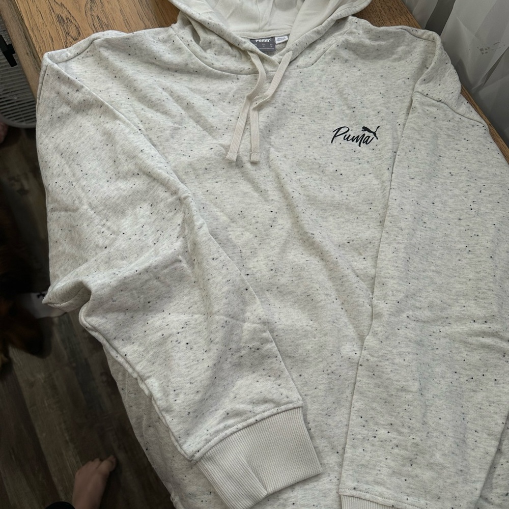 Puma White Hoodie